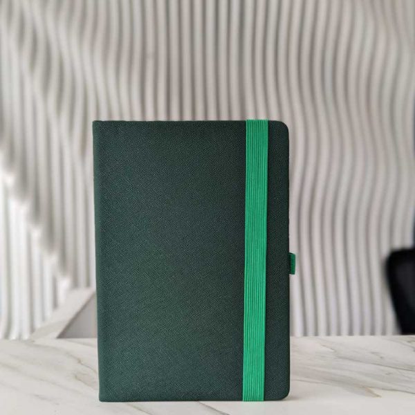 Rough Elastic Band Notebook - Premier Corporate Gifts